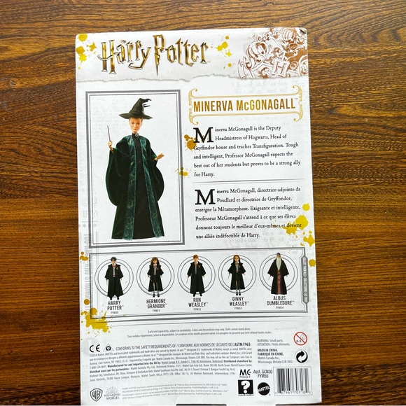Minerva McGonagall Wizarding World Doll- NIB- from the Harry Potter Series - Picture 3 of 4